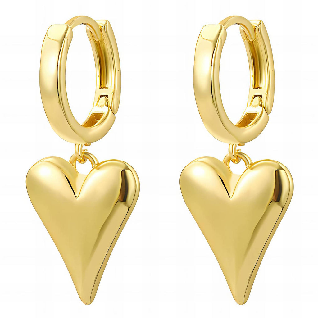 Orecchini “Cœur Doré” – Maison C | Oro 18K lucido
